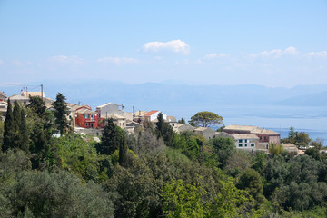 Fototapeta na wymiar Chlomos, Korfu
