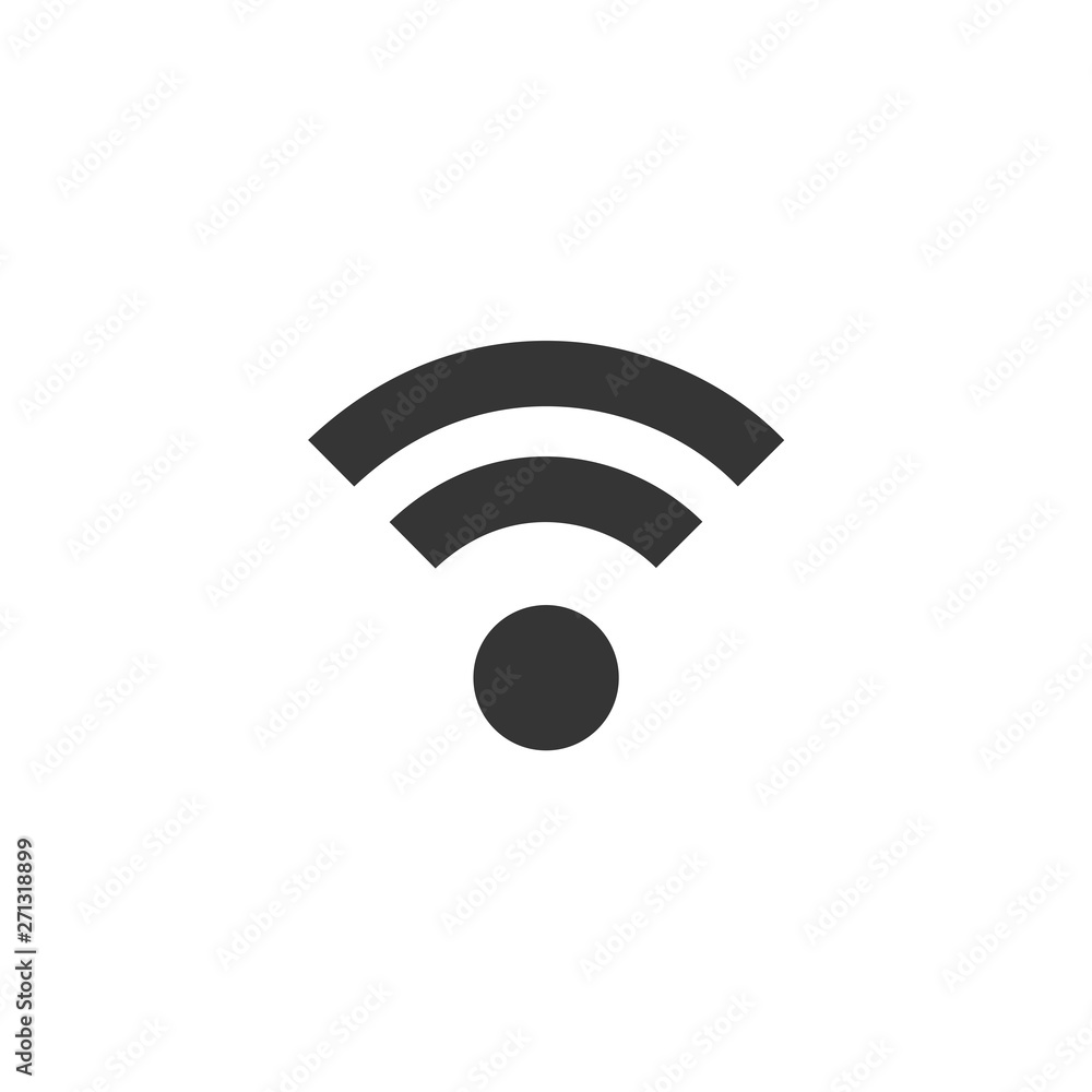 Poster wifi icon vector. wifi signal sign modern web icon. wireless logo design inspiration