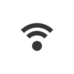 Wifi icon vector. Wifi signal sign modern web icon. wireless logo design inspiration
