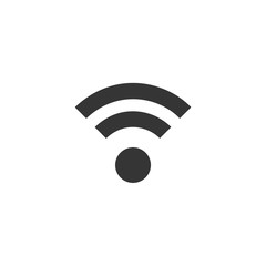 Wifi icon vector. Wifi signal sign modern web icon. wireless logo design inspiration