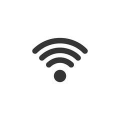 Wifi icon vector. Wifi signal sign modern web icon. wireless logo design inspiration