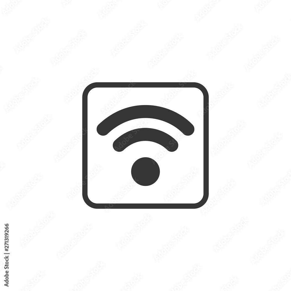 Aufkleber wifi icon vector. wifi signal sign modern web icon. wireless logo design inspiration