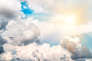 Dark and dramatic storm clouds area background