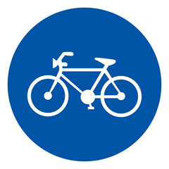 Bicycle Parking Symbol Sign, Vector Illustration, Isolate On White Background Label .EPS10