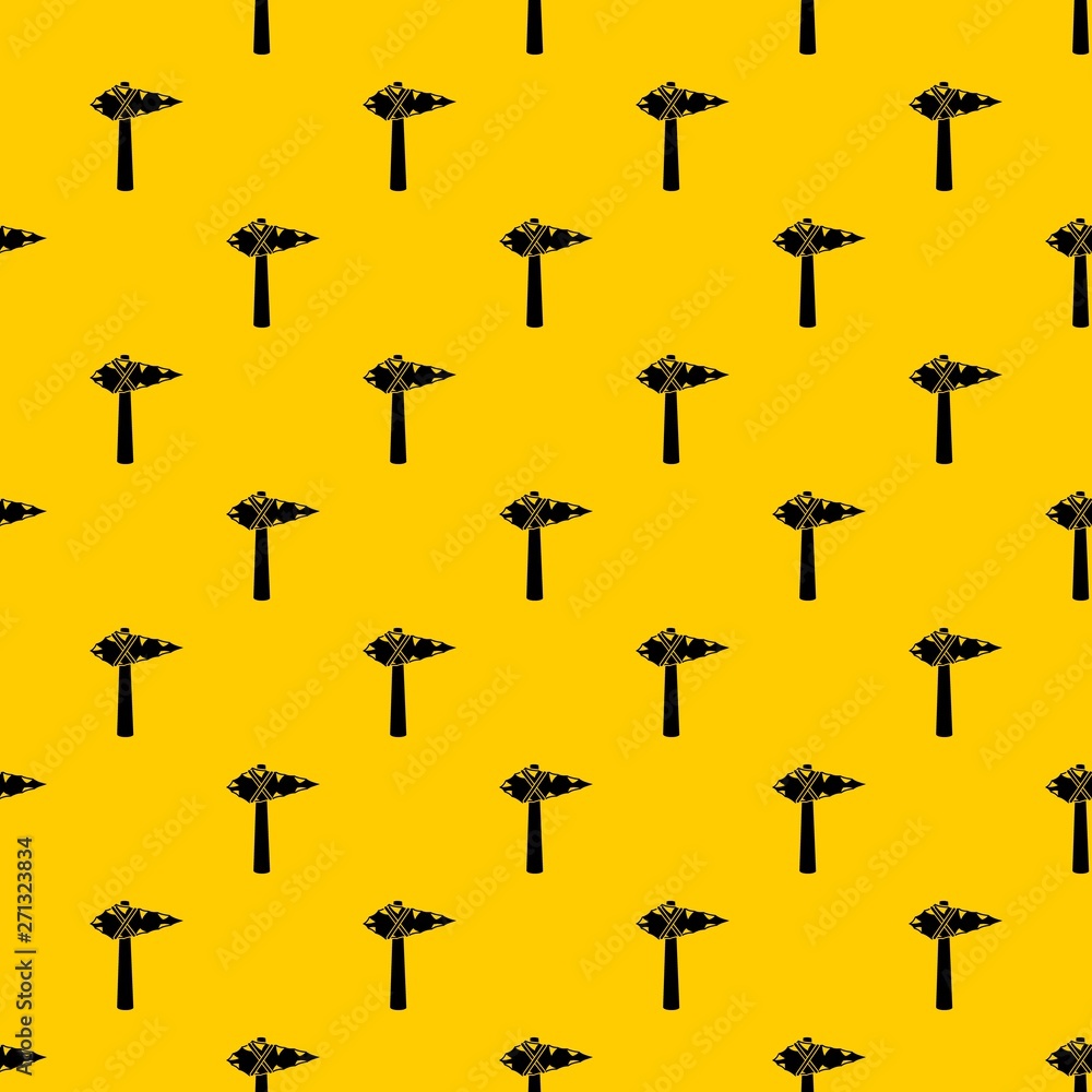 Poster ancient hammer pattern seamless vector repeat geometric yellow for any design