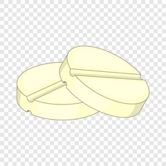 Medicine tablets icon. Cartoon illustration of medicine tablets vector icon for web design