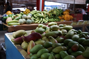 markt in victoria auf seychellen