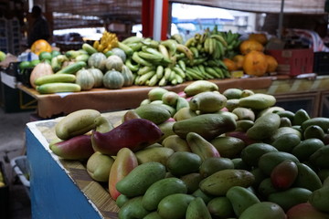 markt in victoria auf seychellen