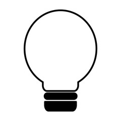 light bulb energy power icon