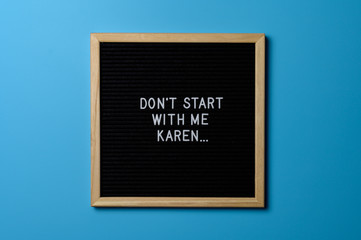 karen sign