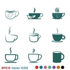 Tea icon vector sign symbol for design