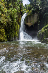 Waterfall Savegre River, Los quetzales national park San Gerardo de Dota, Costa Rica