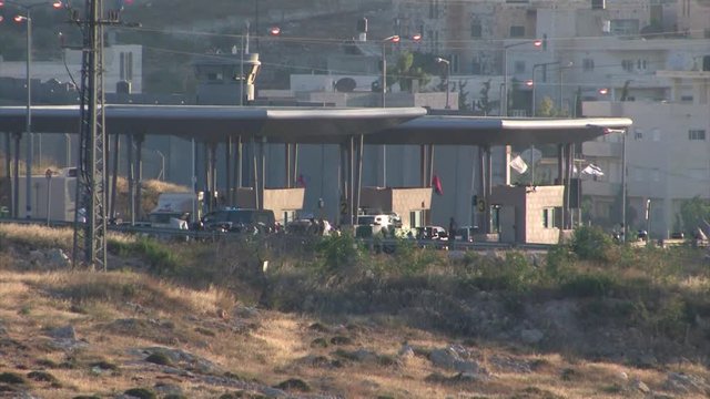 Isreali Military Checkpoint Hizme Checkpoint, East Jerusalem Israel