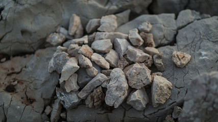 Gray stones path