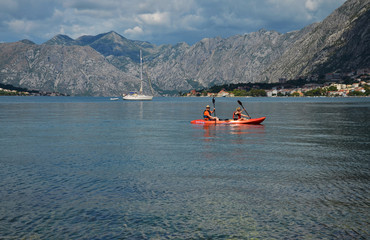 spending time together in Kotor, Montenegro