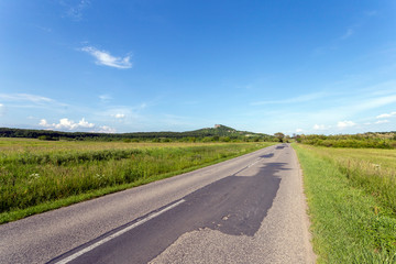Kali basin mountains in Hungary