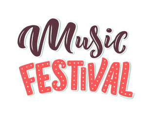 Quote about music. Hand drawn vintage illustration with hand drawn lettering. Phrase for print on t-shirts and bags, stationary or as a poster.