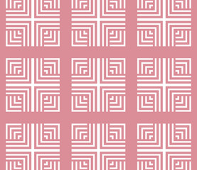 Pink and white simple geometric texture 