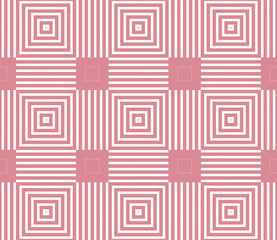 Pink and white pattern with geometric simple design, texture for girl