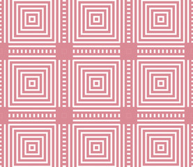 Pink and white pattern with geometric simple design, texture for girl