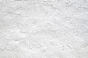 New white painted old plaster on wall