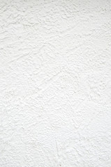 New white painted old plaster on wall