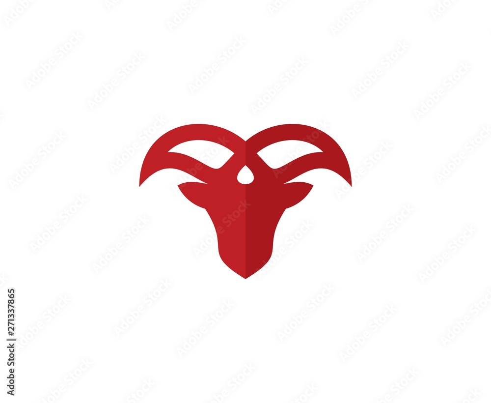 Poster goat logo