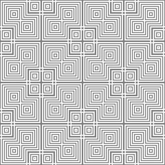 Grey and white pattern with geometric ornament