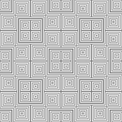 Grey and white pattern with geometric ornament