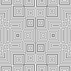 Grey and white pattern with geometric ornament