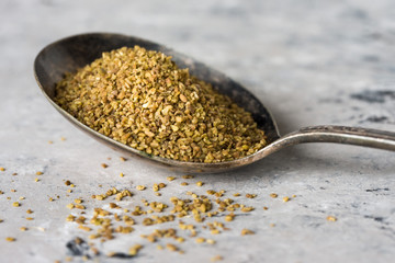 Anise Seeds on a Vintage Spoon