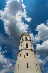 The bell tower in Vilnius