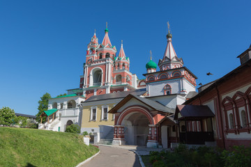Fototapeta na wymiar Russia Zvenigorod May 18, 2019, Savvino-Storozhevsky Monastery