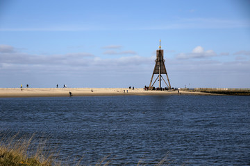 The Kugelbake at Cuxhaven