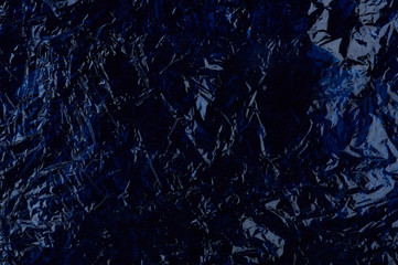 Dark blue plastic abstract background