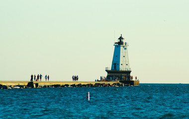 North Breakwater Light, Ludington, Michigan