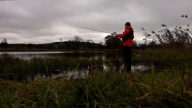Ultralight fishing for perch with JDM tackle among nice nature