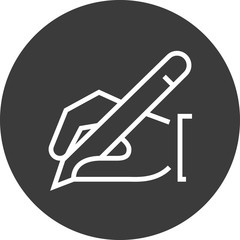 Edit Write Publish Outline Icon