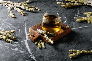 Green herbal Greek mountain tea