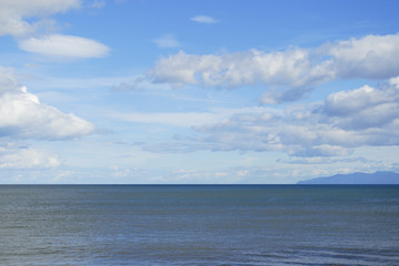 海　空　雲　岬　素材