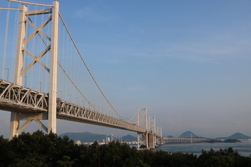 bridge in japan　瀬戸大橋