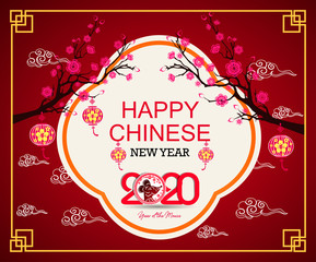 Happy New Chinese Year 2020 year of the Rat - year of the mouse