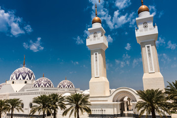 Fototapeta na wymiar King Abdullah Grand Mosque,King Abdullah University of Science and Technology, Thuwal, Saudi Arabia