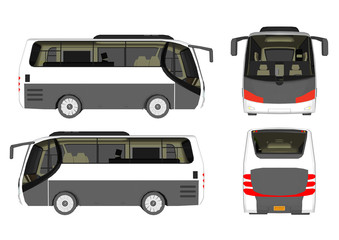 vector illustration of a bus