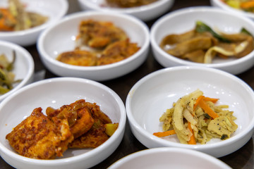 Korean style side dishes