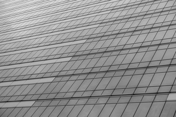 Modern office building windows