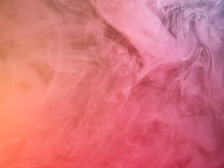 Obraz premium Abstract acrylic waves mixing with liquid. Close up view. Blurred background. Paint dissolving into water, abstract pattern. Ink in water, abstract background for wallpapers