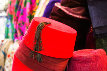 Turkish fez, traditional ottoman hat