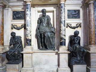 Beautiful cathedral in the city of Milan, Italy