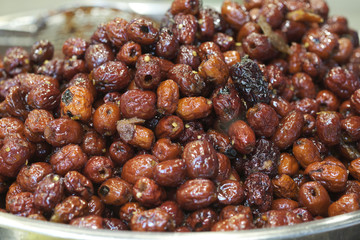 Thai dessert : Sweet dried Chinese Jujube.